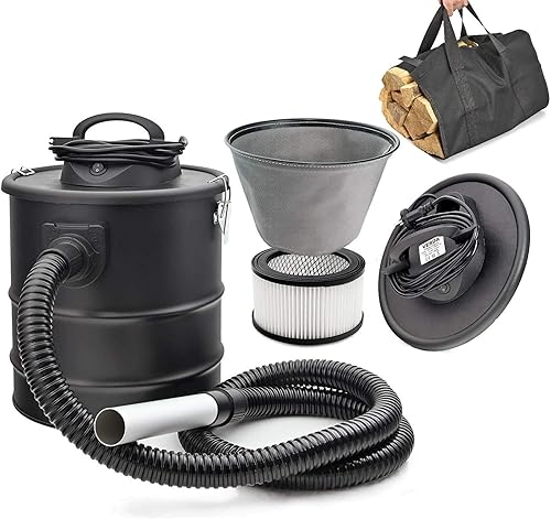 Verda Aschesauger Kaminsauger Ascheschlucker Kaminholztasche Holztragetasche Set Modellwahl (Aschesauger SN2018 + Tasche) - Cheap-Us