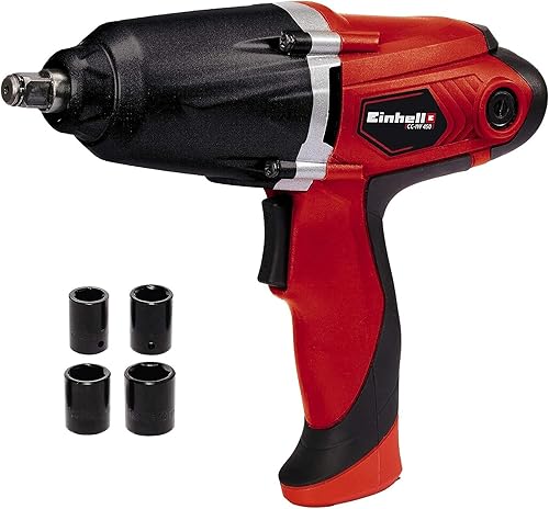 Einhell Elektro-Schlagschrauber CC-IW 450 (450 W, 300 Nm, Wippschalter Rechts-/Linkslauf, inkl. Stecknüsse 17, 19, 21 und 22 mm) - Cheap-Us
