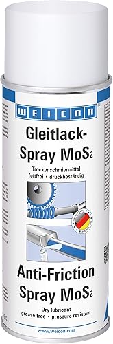 WEICON Gleitlack Spray MoS2 400ml Trockenschmiermittel Gleitlager Motoren uvm - Cheap-Us