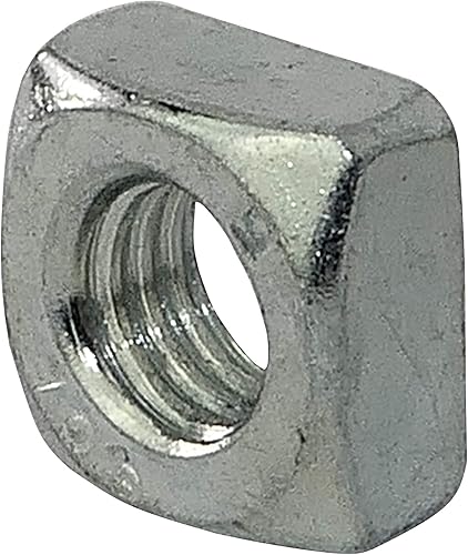AERZETIX - C45451 - Satz von 20 - Vierkantmuttern abgeschrägt M8 - aus verzinktem stahl 5.8 - gewinde metrisch weiblich - innengewinde - für schlüssel 13mm - heimwerker - DIN 557 - farbe silber - Cheap-Us
