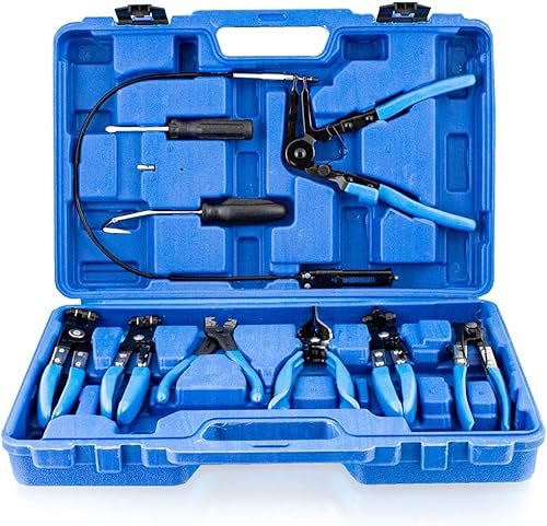 BITUXX 11 tlg Schlauchklemmenzangen Set Schlauchschellenzange Schlauchschelle Zange Werkzeug - Cheap-Us