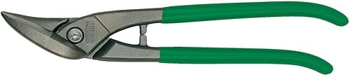 BESSEY Ideal-Schere D116-260L, Gesamtlänge 260 mm, Schnittlänge 30 mm, Griff PVC-getaucht, für durchlaufende gerade und Figurenschnitte, Gewicht 0,49 Kg - Cheap-Us