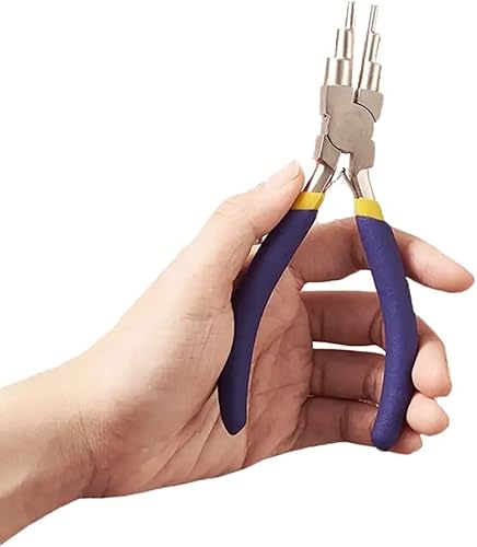 6-in-1 Bügelzange, Drahtschleifenzange, Rundzange, Drahtschneider für DIY-Schmuckherstellung, Perlenstickerei, Formen, Draht, Basteln - Cheap-Us