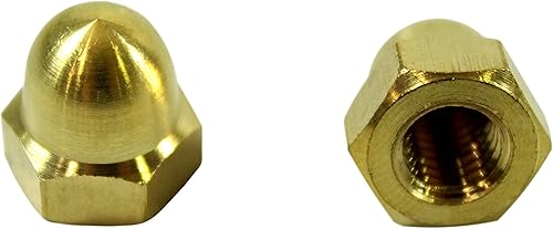SN-TEC Messing Hutmuttern/Kappenmutter M8 DIN 1587 (20 Stück) - Cheap-Us
