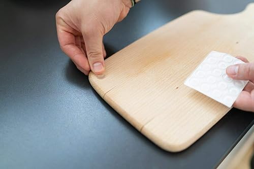 haggiy Elastikpuffer - Anschlagpuffer selbstklebend - halbkugelförmig, rund 11,1 mm, Höhe: 5,0 mm, schwarz (55 STK.) - Cheap-Us