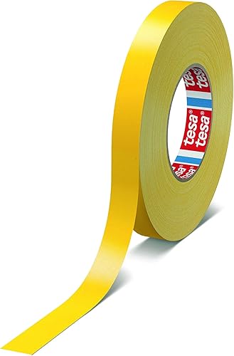 tesa band 4651 Premium leistungsstarkes Gewebeband versch. Breiten und Farben (12 mm x 50 m, gelb) - Cheap-Us