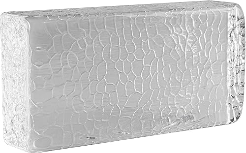 Fuchs Design Crystal Collection Wildlife, 1x Glasziegel Glasstein, ca. 20x10x5 cm - Cheap-Us