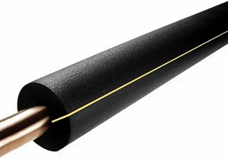 Rori Selbstklebende Rohrisolierung 2M lang - 9mm dick - Ø28mm - Schaumstoff selbstklebend Schlauch Rohrisolierung für Outdoor - Isolierung für Heizung und Sanitär - Cheap-Us