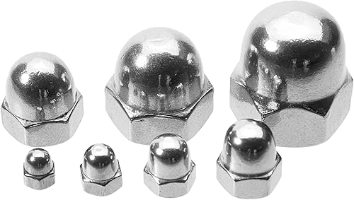 500 Stück M6 Hutmuttern Edelstahl DIN 1587 hohe Form A2 V2A Muttern - Cheap-Us