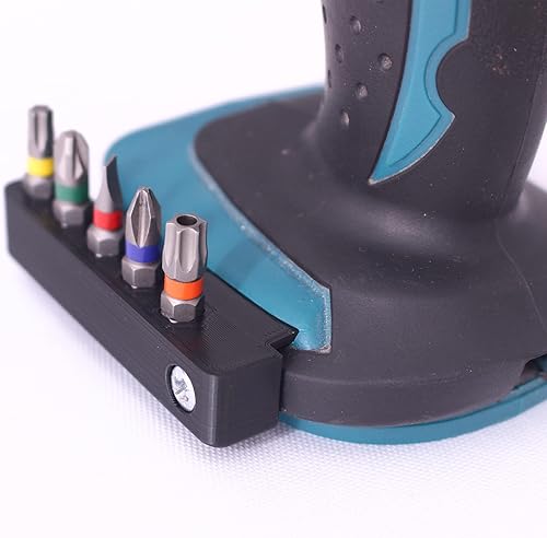 Decoralin Magnetischer Bithalter Kompatibel mit Makita 18V Schlagschrauber und Bohrmaschine - Hält bis zu 5 Bits (linke Seite) - Cheap-Us