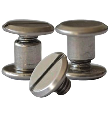 Buchschrauben 5mm - 15mm | 20Stück | Hülsenmutter M5 / Schraube M4 | deutscher Anbieter (5mm Steingrau) - Cheap-Us