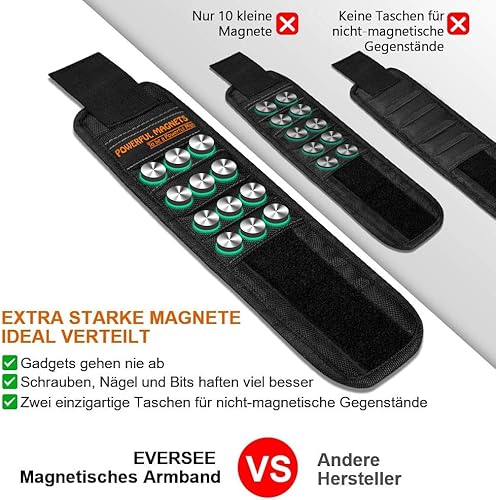 Geschenke für Männer Papa Geschenk Weihnachten - Weihnachtsgeschenke für Männer Geschenke Herren Vater Opa Mann Magnetarmband Handwerker Wichtelgeschenke Gadgets Männer Geschenkideen Adventskalender - Cheap-Us