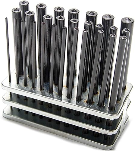 Chiloskit 28-teiliges Transferstanzer-Set, 0,9 cm - 1,27 cm, Maschinisten-Werkzeuge, Stanzer, Maschinisten-Gewinde-Set - Cheap-Us