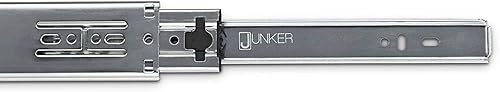JUNKER 1 Paar (2 Stück) Vollauszüge KV1-25-H35-L400-NF Höhe 35 / Länge 400 mm/mit Tragkraft 25 Kg - Cheap-Us