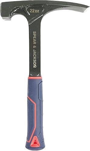 Spear & Jackson SJ-BSS22 Ziegelhammer aus massivem Stahl, 22 Unzen (623 g) - Cheap-Us