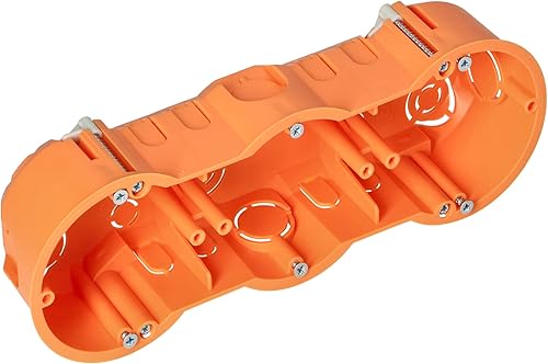 ORNO JB-13813 Hohlwanddose Winddicht für Gipskarton Ø 60 mm (verdreifachen) - Cheap-Us