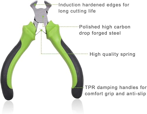 SPEEDWOX Mini-Rundzange für Schmuckherstellung, 12,7 cm, Drahtschlaufenzange zum Biegen, Formen von Drähten, professionelle Perlenstickerei, Hobby, Arbeit, Handwerk, DIY - Cheap-Us