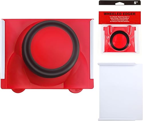 IGXX Farbkantenwerkzeug, Farbkanten-Farbpad, Kantenmalwerkzeug, Mehrzweck-Farbkanten-Schneidwerkzeuge, Multifunktionales Farbkantenwerkzeug zum Malen zum Schneiden in Wand und Decke (Rot) - Cheap-Us