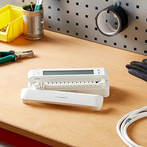 Homematic IP Stellantrieb – motorisch, Stellantrieb für Fußbodenheizung, passend für Homematic IP Fußbodenheizungscontroller – 12-Fach, motorisch, 3.3 V, Zubehör für Homematic IP Smart Home, 153309A0 - Cheap-Us