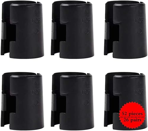 Drahtregalklemmen 52 Stück Draht-Fach Regal Lock-Clips für 1' post- Regal Sleeves Ersatz für Drahtregalsystem - Cheap-Us