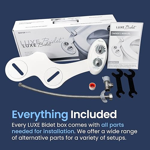 LUXE Bidet Neo 120 white BidetNeo120sww Bidet, Weiß, 17 x 10 x 3 inches - Cheap-Us