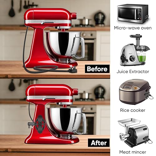 Kabel Organizer für Geräte 6 Stück Kabelaufwickler Selbstklebend Kabelclips Kabelhalter Kabelwickler Kabelführung Kabelverkürzer Kabelaufwicklung für Küchengeräte - Cheap-Us