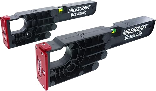 Milescraft Schubladenvorrichtung 1341 – Wendbare Schubladenschiebervorrichtung für Schubladeninstallation – Laschen, Zäune und Nivellierpositionierung der Vorrichtungen für genaue Unterstützung Nicht - Cheap-Us