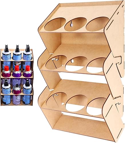 Dosenhalter Für Sprühflaschen 3 Lagiger Farbflaschen Organizer, Für Spraydosen 6 Schlitzen Sprühdosenhalter Für Garage Geschäft Und Zuhause - Cheap-Us
