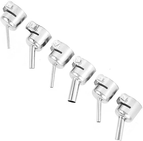 KIMISS 6-teilige Abgewinkelte Heißluftpistolendüse 22 Mm, Zubehörset für Löt- und Entlötstationen, Kompatibel mit 959D/862BD+ - Cheap-Us