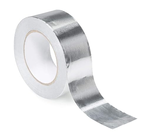 STERR - Starkes verstärktes Aluminiumband Aluminiumfolienband Silber 50 mm X 50 m - Cheap-Us