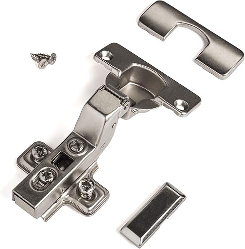 SOTECH 10 Stück Topfbänder 105° Eckanschlag mit SOFT-CLOSE inkl. Montageplatten und Schrauben und schnell Montage KLIP, getestet mit 50000 Zyklen SO-T52 - Cheap-Us