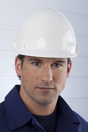 3M Peltor Schutzhelm G3000, G30NUW, mit 3M Uvicator Sensor, ABS, mit Schweißband und Ratschensystem, belüftet, weiß, 1 Packung - Cheap-Us