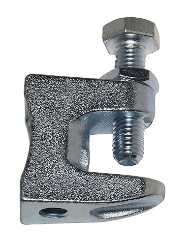 Rohrfix-24 10 Stück M6 / 3-22 mm verzinkte Stahlguss-Trägerklammern mit Sechskantbolzen (Klemmschraube) Klasse 8.8, Befestigungselement - Cheap-Us