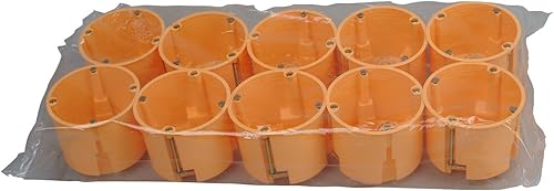 Kopp 355200043 Hohlwandschalterdose Isolierstoff, ø 68 mm, Dosentiefe 61 mm, Profi-Pack: 10-Stück im Karton - Cheap-Us