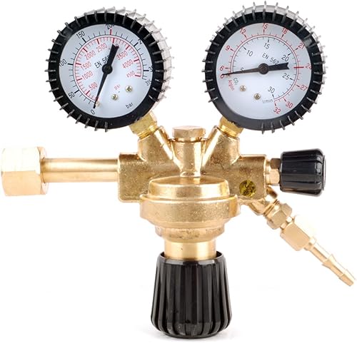 aleto Gas Druckminderer Absperrventil Argon CO2 MIG MAG WIG Schutzgas SchweiÃŸgerät - Cheap-Us