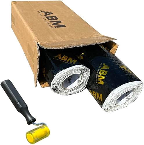 ABM Alubutyl BLACK 2.0 mm x 40 cm x 5 Meter = 2 m² Selbstklebende Alubutyl Anti Dröhn Dämmmatte, Auto Dämmung, Fahrzeugdämmung - Cheap-Us