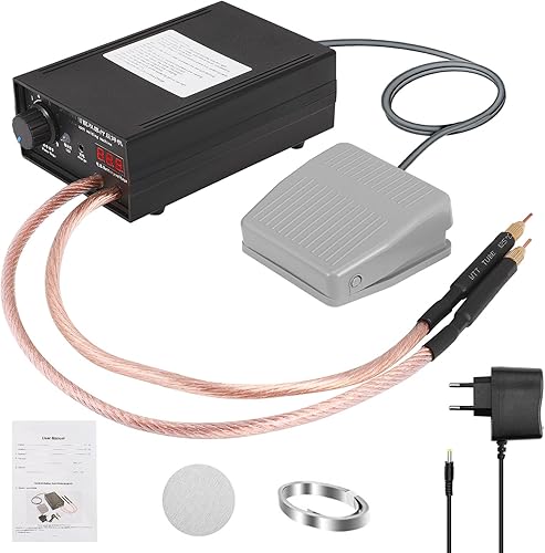 Punktschweißgerät, verstellbar, für Batterien 8000 W, Punktschweißgerät, tragbar, 0,1 – 0,3 mm, mit doppeltem Impulsausgang, 1 – 9 Geschwindigkeiten, verstellbar durch Pedal, für die Herstellung von - Cheap-Us