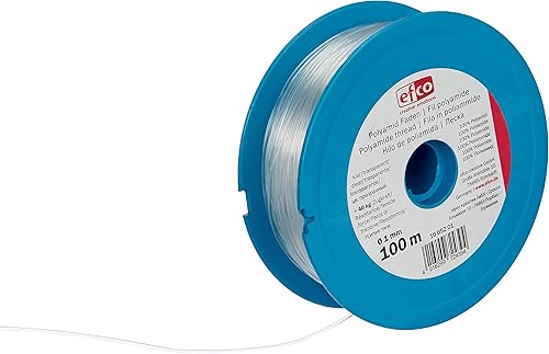 Efco 1005201 Polyamidfaden Zugkraft ca 40 kg ø 1 mm 100 m transparent 12 x 5 x 2 cm - Cheap-Us