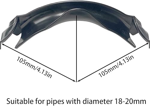 Winkelspangen für Fußbodenheizung Rohrführungsbogen 22Stk Winkelspange Umlenkbogen zur Rohrführung Für Rohr Ø 16-18mm (22STK, 16-18 mm) - Cheap-Us