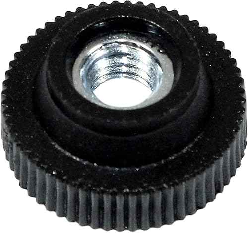 SN-TEC Rändelmutter/Rundmutter aus Kunststoff mit Stahlgewinde - M6 (25 Stück) - Cheap-Us