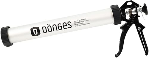Dönges Profi Kartuschenpistole 600 ml aus Vollaluminium für Schlauchbeutel & Kartuschen | Kartuschenpresse für gängige Kleb & Dichstoffkartuschen - Cheap-Us