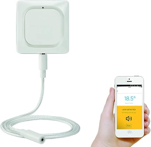 resideo Wi-Fi/WLAN Wasser- und Frostmelder mit Kabelsensor, weiß, W1KS - Cheap-Us