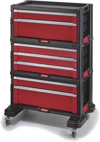 Keter 221482 Werkzeugwagen, mit 7 Schubladen - Cheap-Us