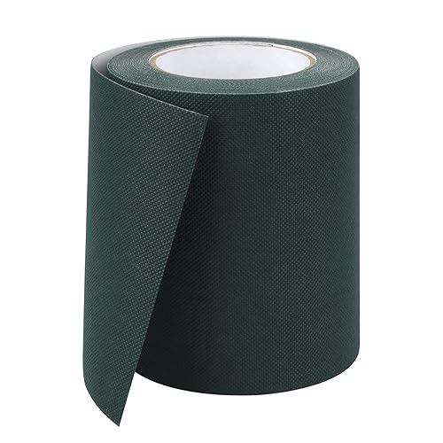 Jeesblsy Kunstrasenband, Rasenband, Teppichband 150mm x 10m Doppelseitiges Selbstklebendes Rasennahtband, Verschleißfestes Stoffband Wasserdicht für Gefälschte Rasen und Außenteppiche - Cheap-Us
