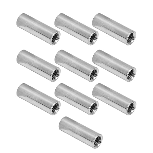 Kupplungsmutter, 20 Stück M5 Edelstahl-Kupplungsmuttern, Runde Innengewinde-Stangenverbindungsmutter für die Verbindung, Kupplungsmuttern - Cheap-Us