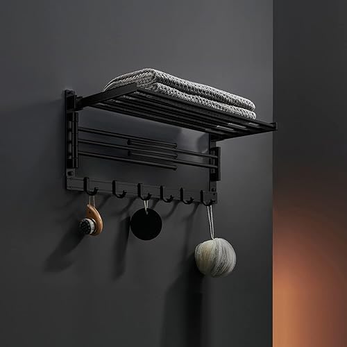 Görbach Aluminium Handtuchhalter Handtuchstange Tuchregal Silber (7-40SS) - Cheap-Us