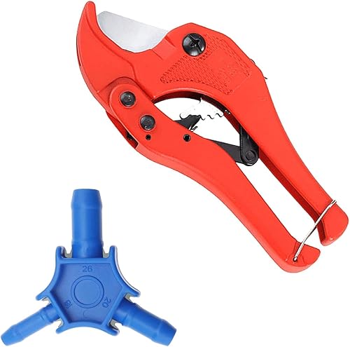 LNGJIN Rohrschneider,Multi Kalibrierer und Rohrschere,Verbundrohr-Set,Pvc Rohrschere,Rohrschere max Ø 42 mm,Multi Kalibrierer für Kunststoff und Alu Verbundrohr 16,20,25 mm - Cheap-Us