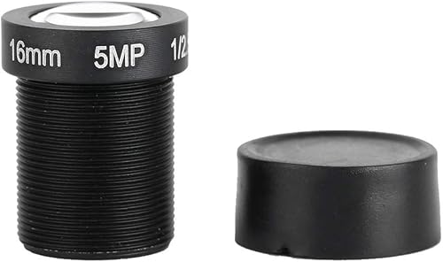 16 mm Objektiv mit Fester Brennweite, 5 MP HD Überwachungskamera Weitwinkelobjektiv, Standard-M12x0,5 Schraubanschluss, Kameraersatzteile - Cheap-Us