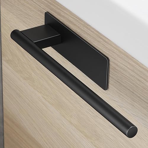 Gsocel Handtuchhalter Selbstklebend Ohne Bohren,Handtuchhalter 304 Edelstahl Handtuchstange zum Kleben für Bad und KüChe 28CM, Silber - Cheap-Us