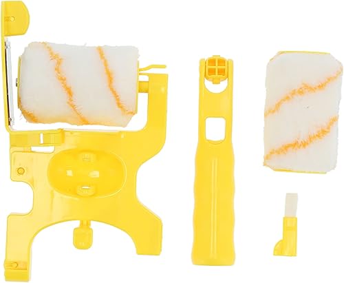 Kantenroller, Handgeführt, Sauber Geschnitten, Farbkantenroller, Wand- und Deckenpinsel mit Eckbürste, für Türen, Fenster, Decken, Sockelleisten, Stuhlgeländer - Cheap-Us